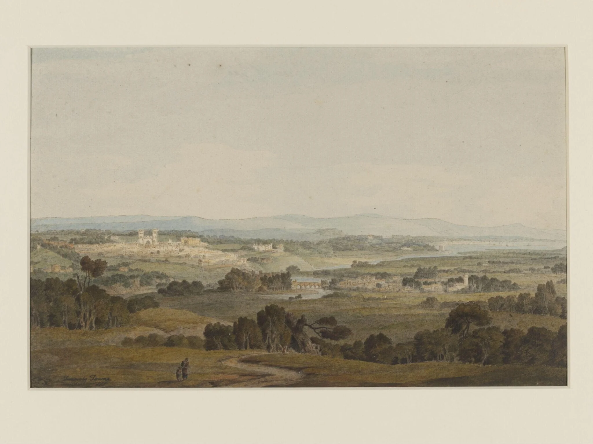 View of Exeter, detail