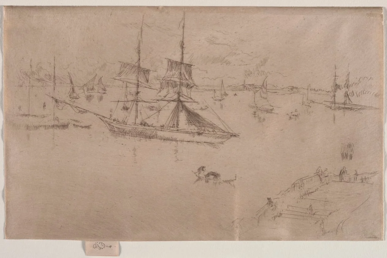 The Lagoon, Noon, detail