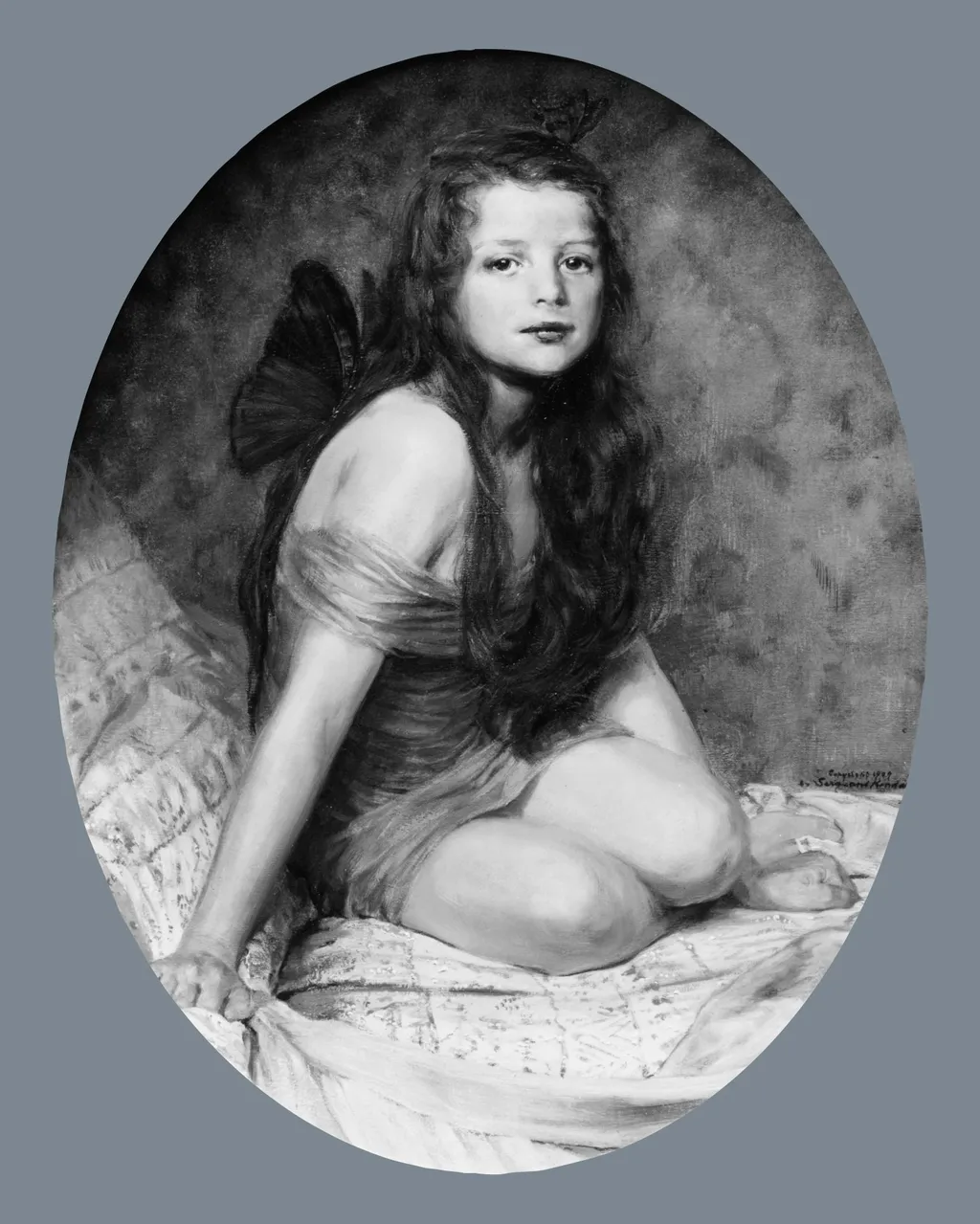 Psyche, by William Sergeant Kendall, oil, 1909