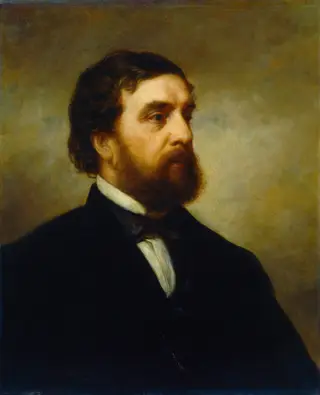 Henry Theodore Tuckerman, by Daniel Huntington, oil, 1866