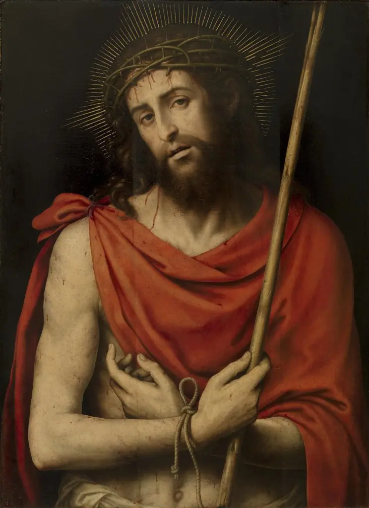 Ecce Homo, by Juan de Juanes, oil, 1570