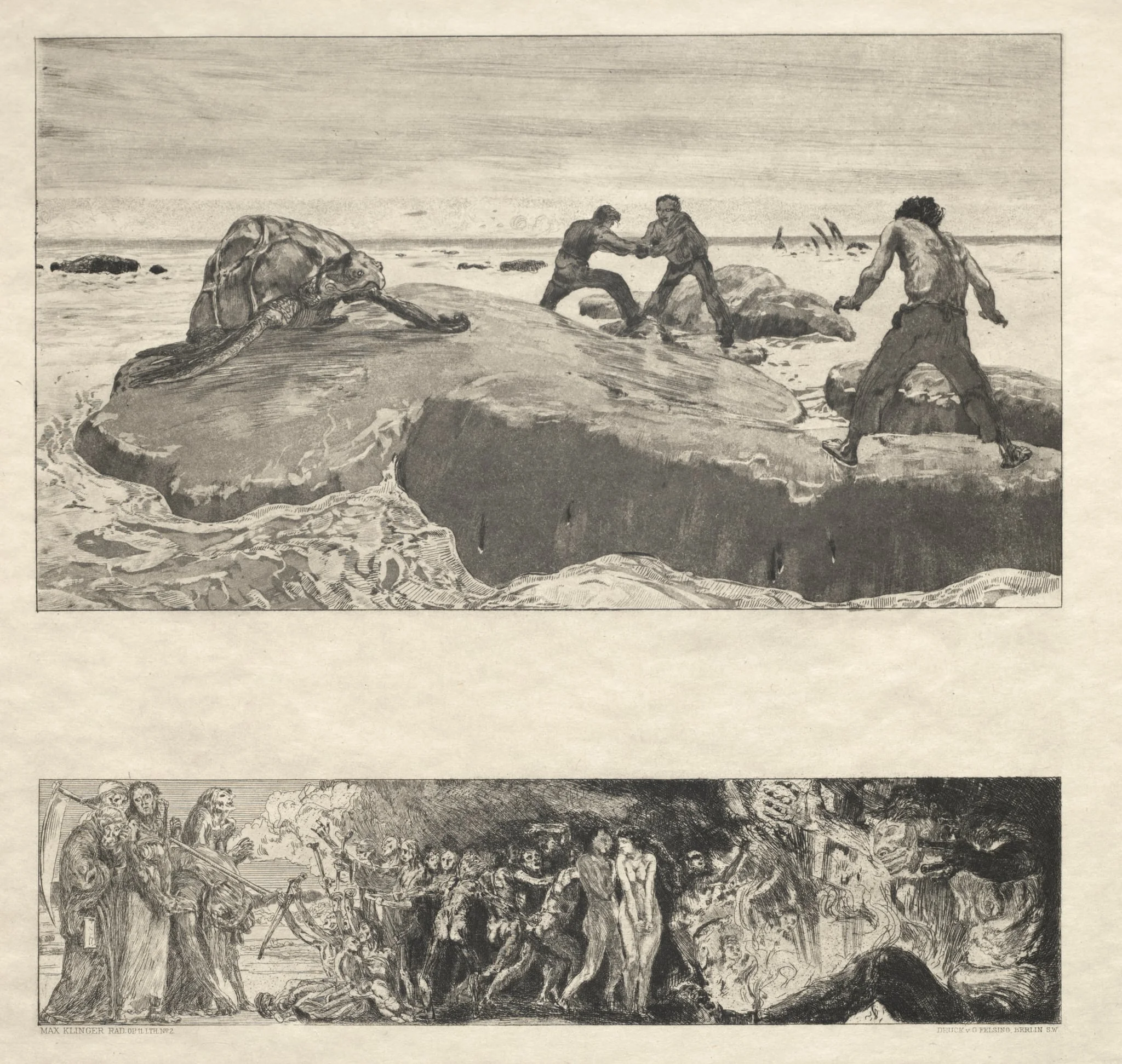 Vom Tode I, (Opus II, 1889) No. 2, detail