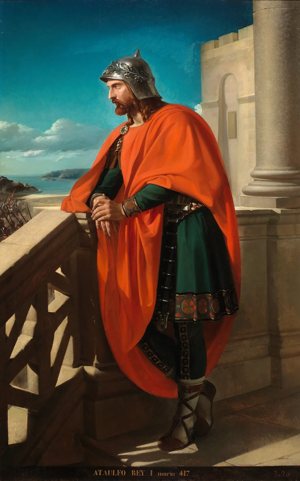 Ataúlfo, by Raimundo de Madrazo y Garreta, oil, 1858