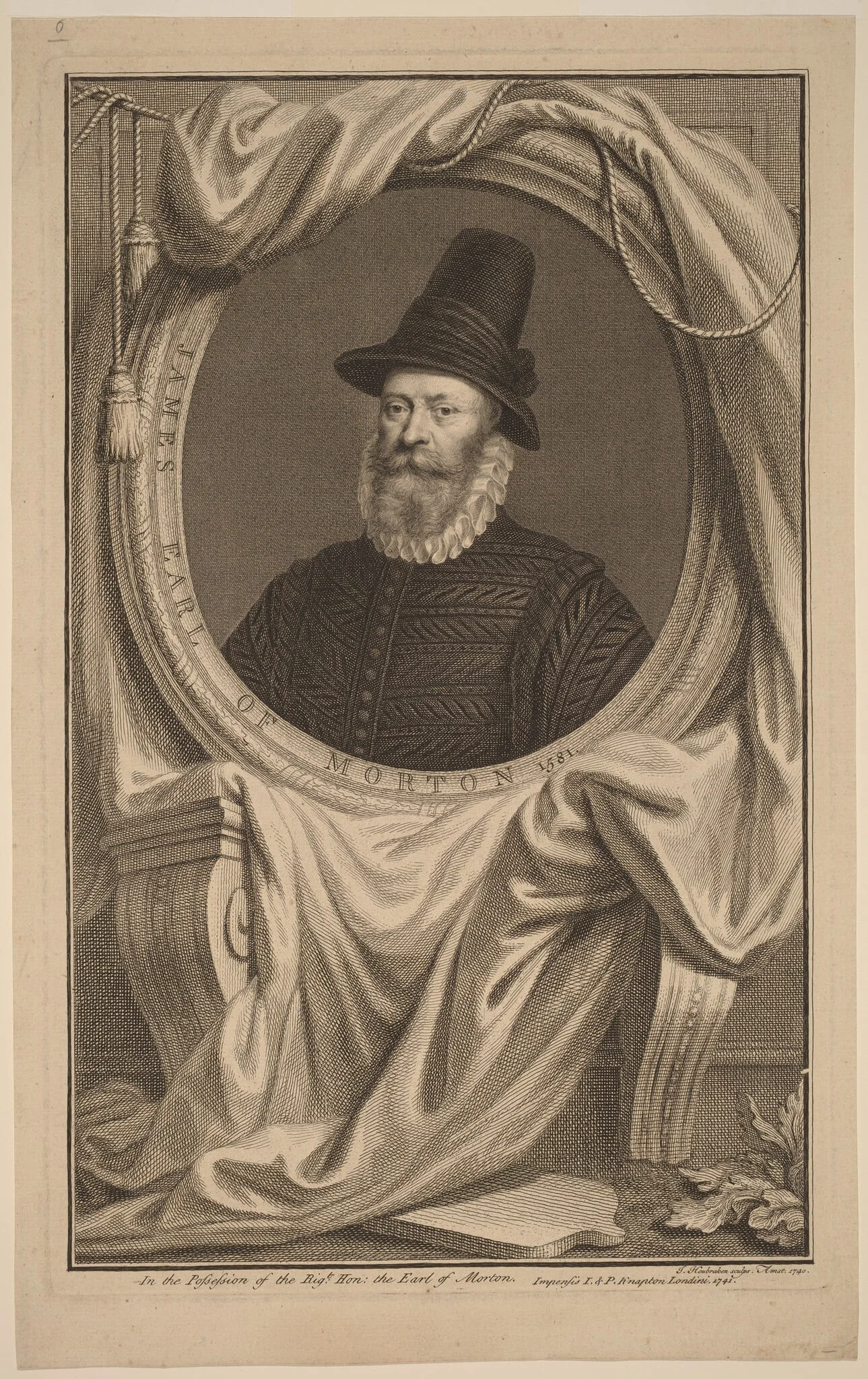 James, Earl of Morton, detail