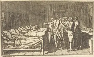 A Welcome Guest, by Daniel Nikolaus Chodowiecki, ink, 1784