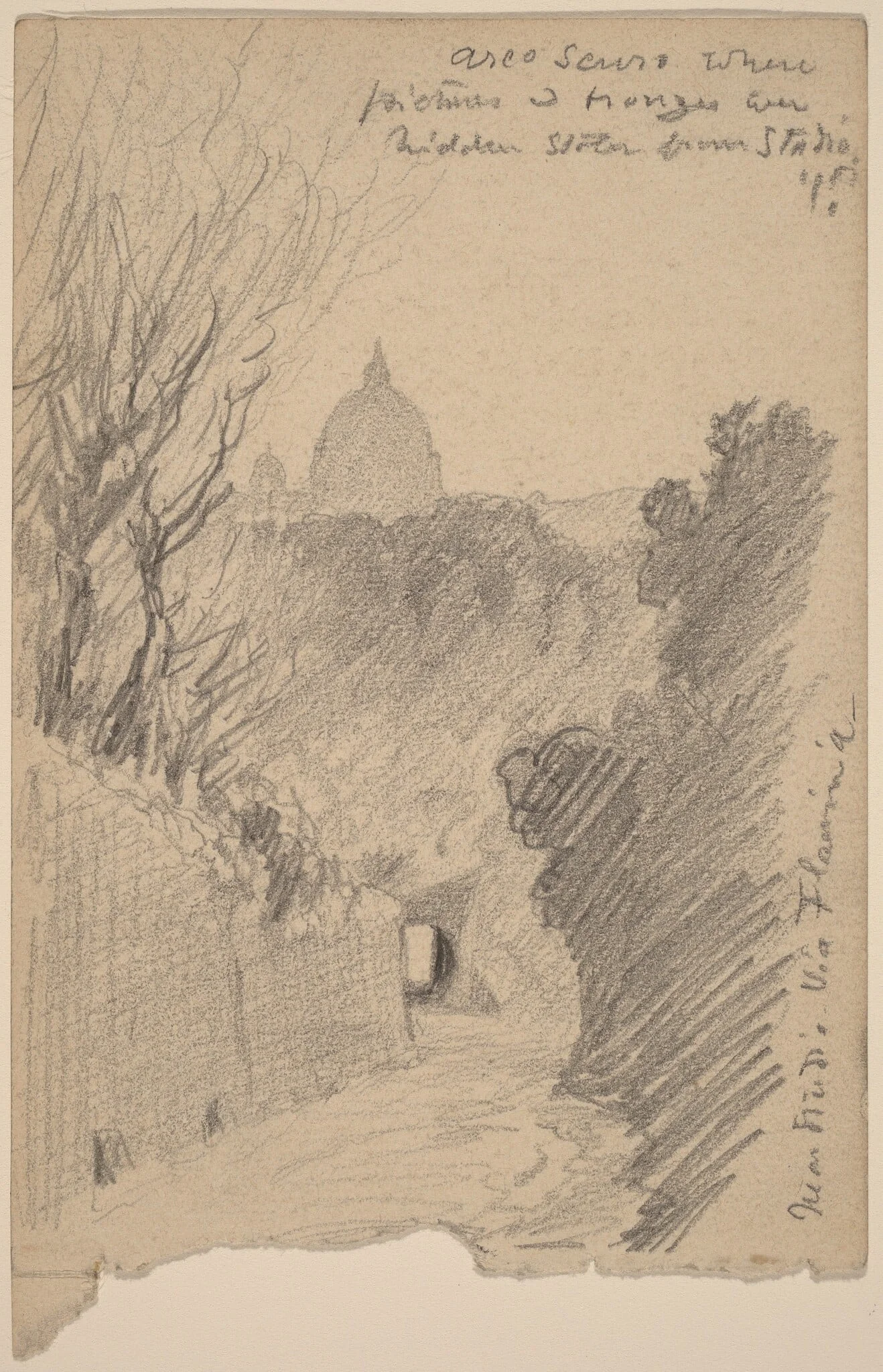 Arco Oscuro--Over the Via Fiaminia, detail