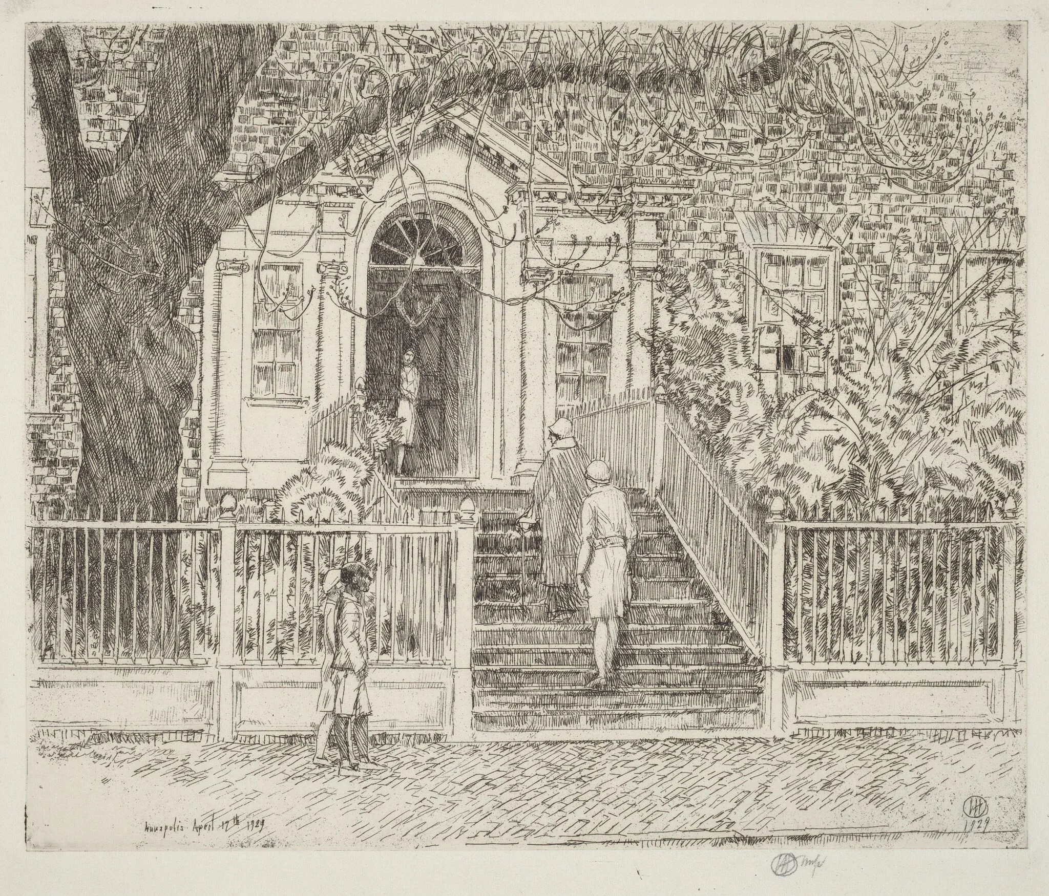 The Chase House, detail
