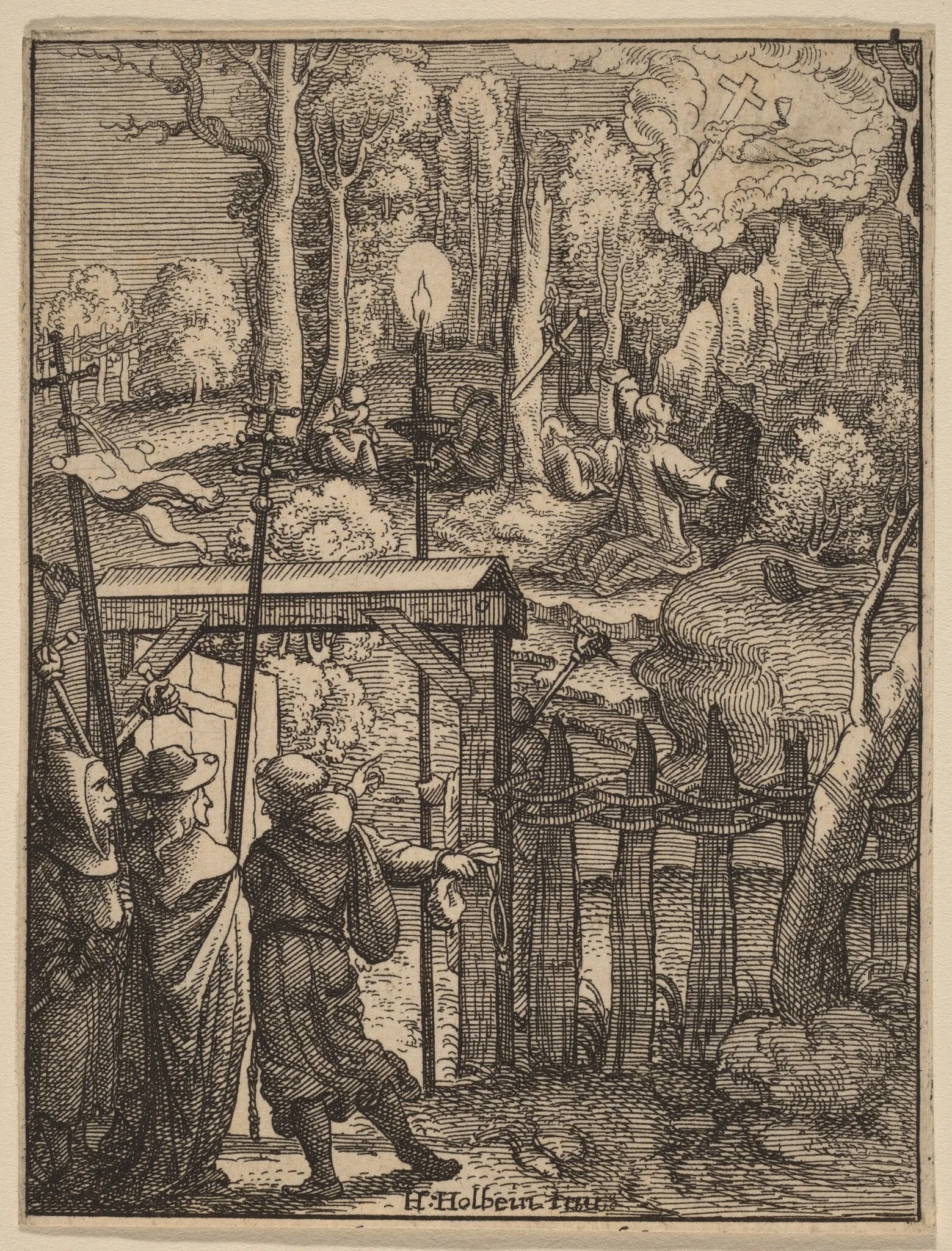 Jesus on the Mount of Olives, detail