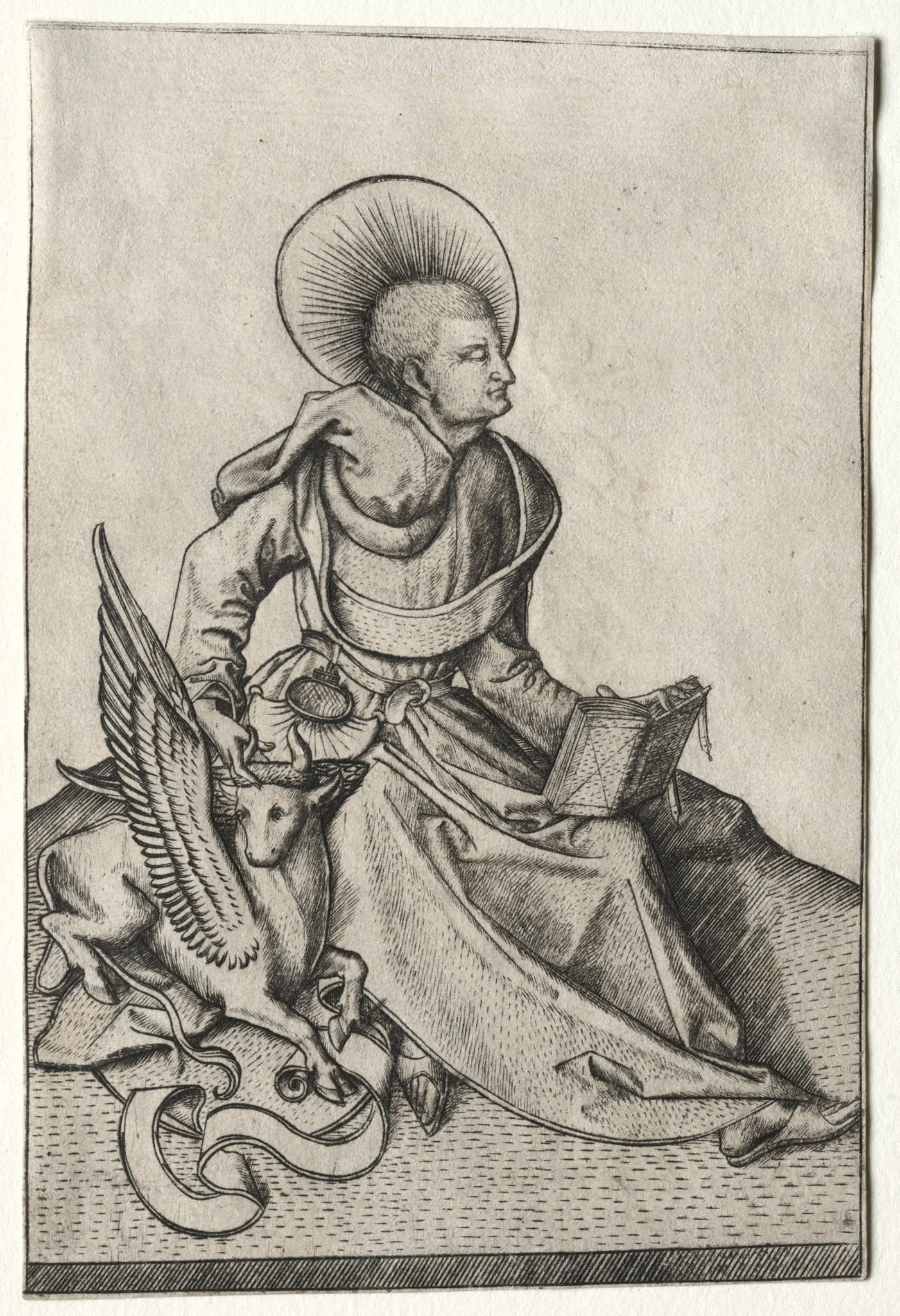 The Evangelists: St. Luke, detail
