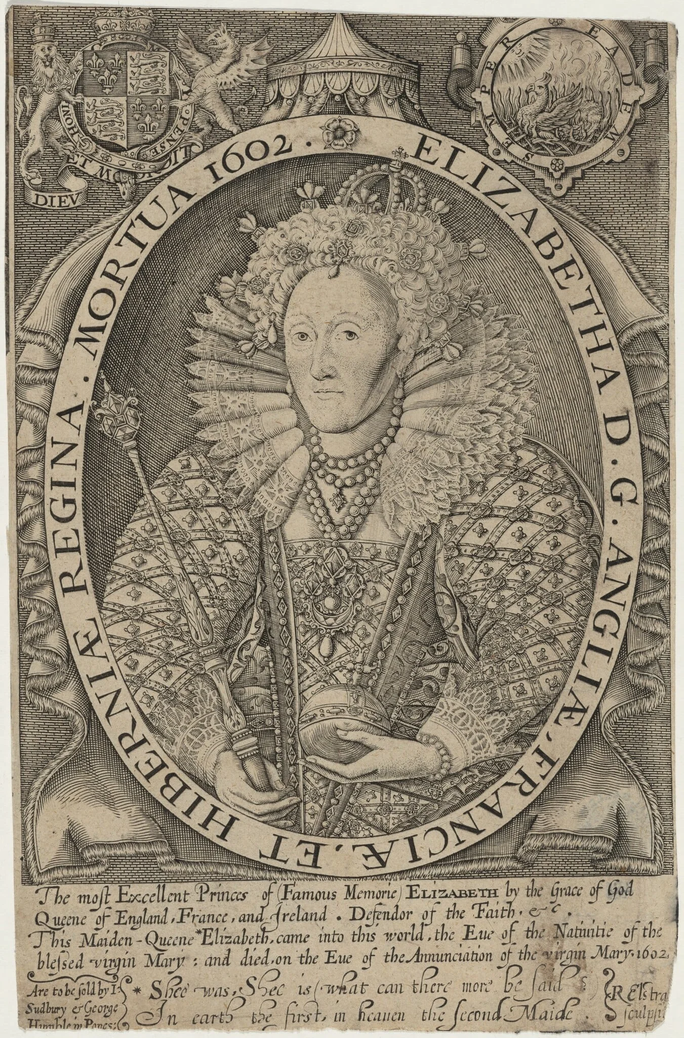 Queen Elizabeth, detail