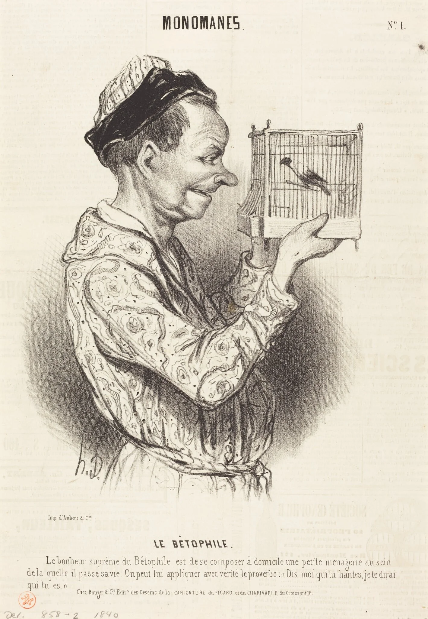 Le Bétophile, detail