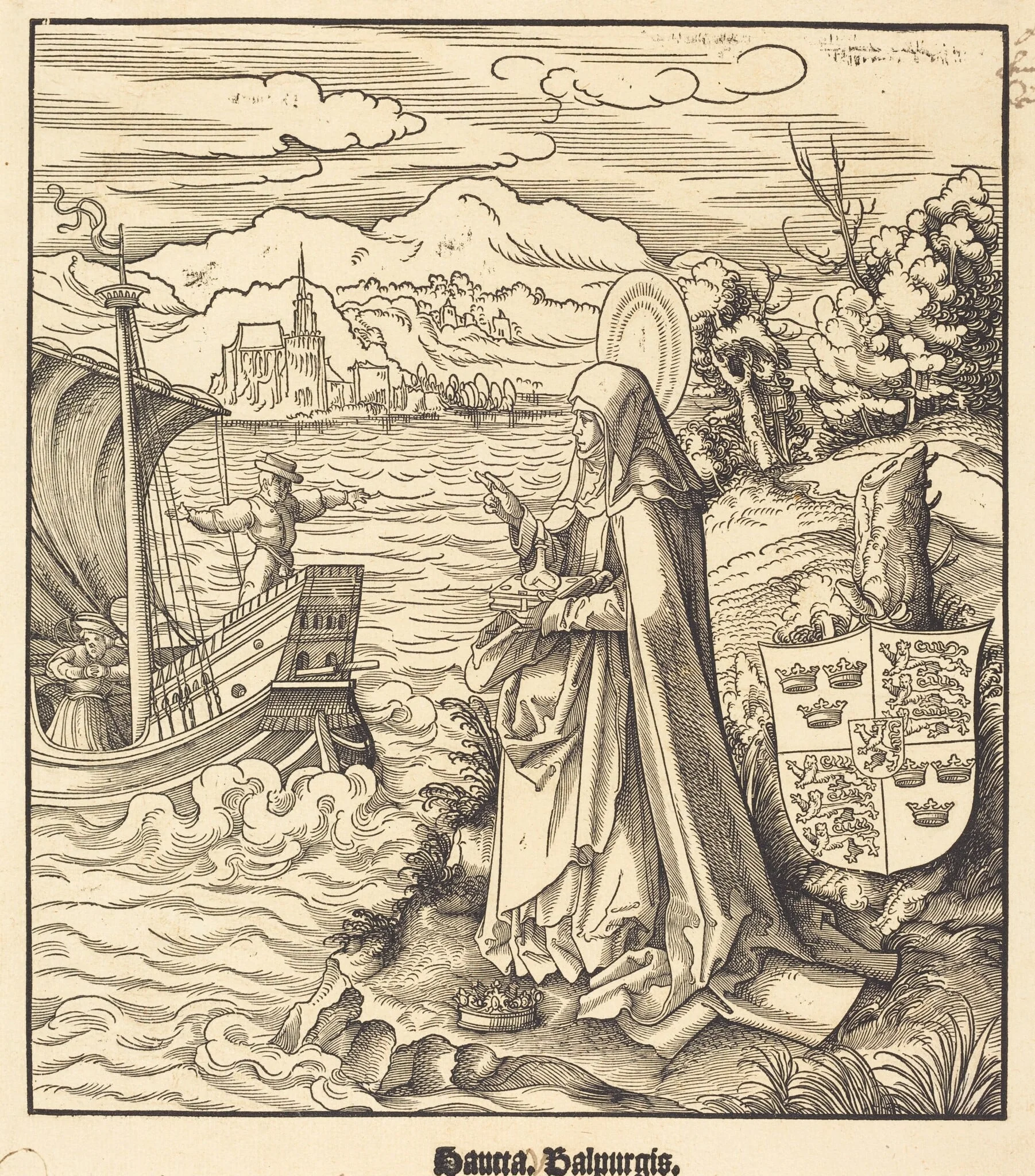 Saint Walpurgis, detail