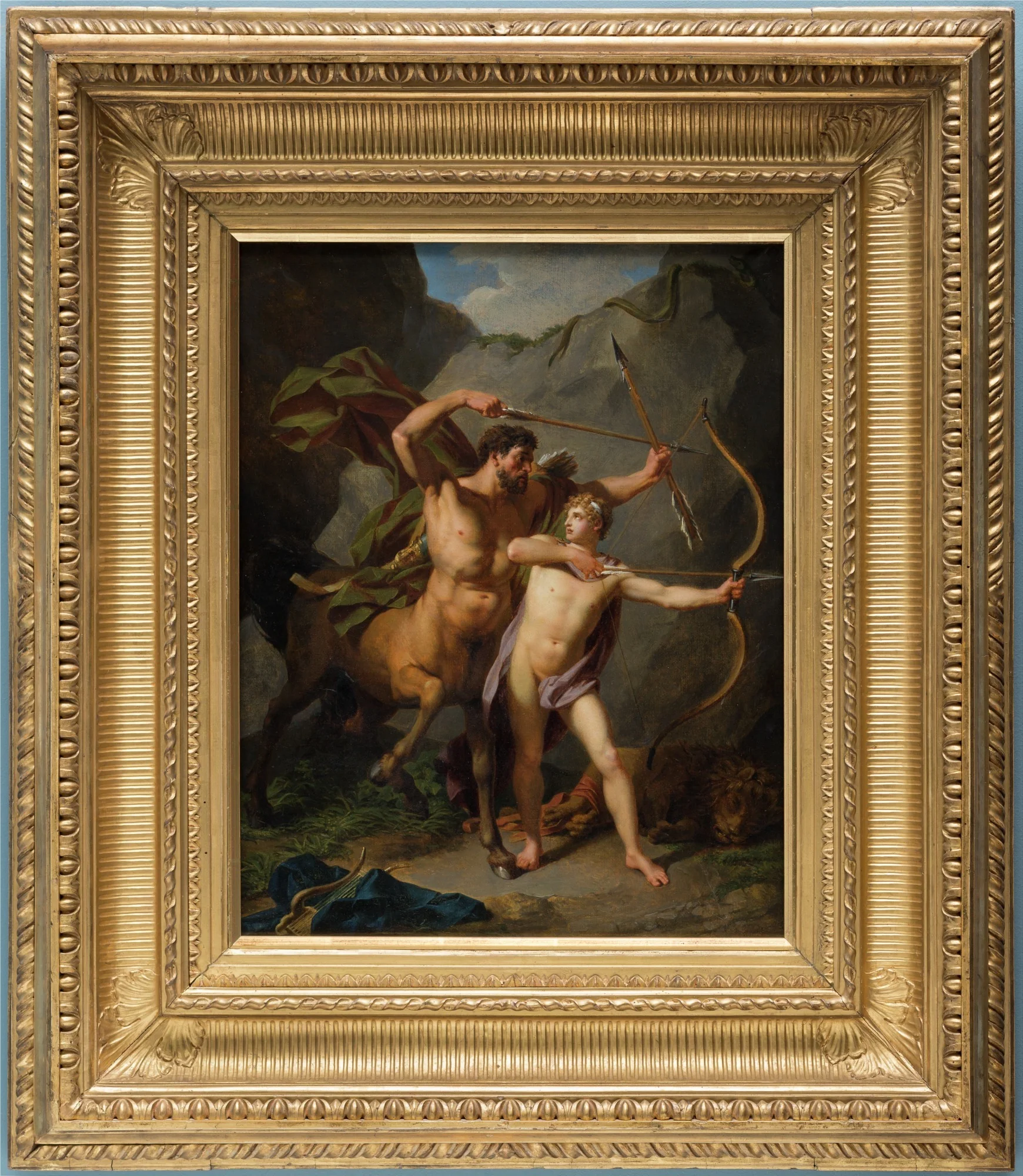 Education of Achilles, detail
