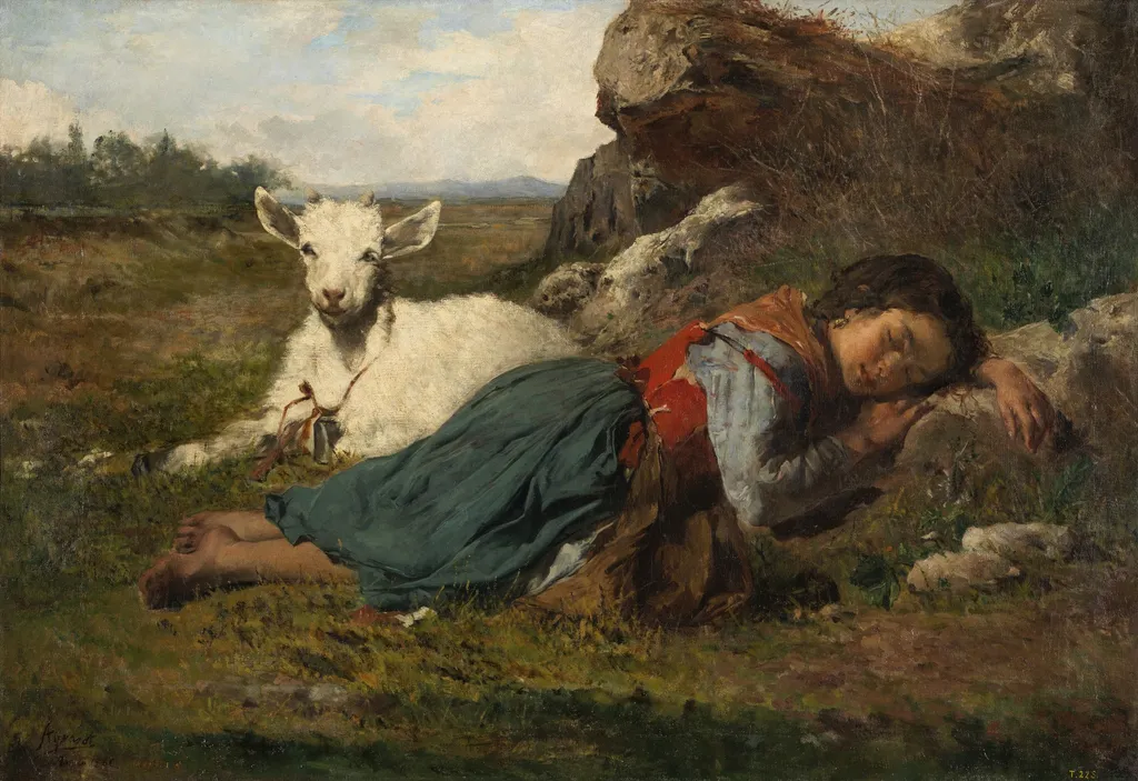Las dos amigas, by Joaquín Agrasot y Juan, oil, 1866