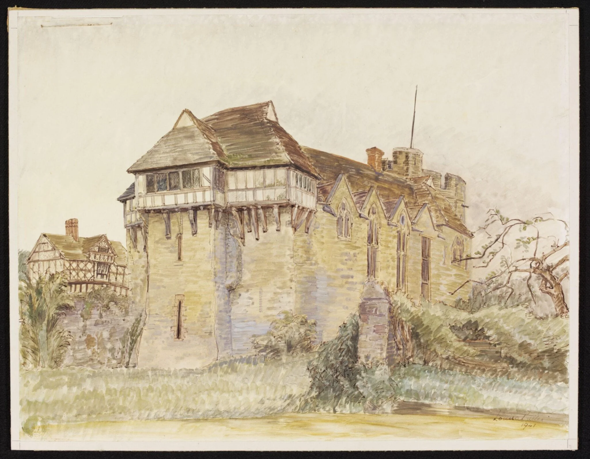 Stokesay Castle, detail