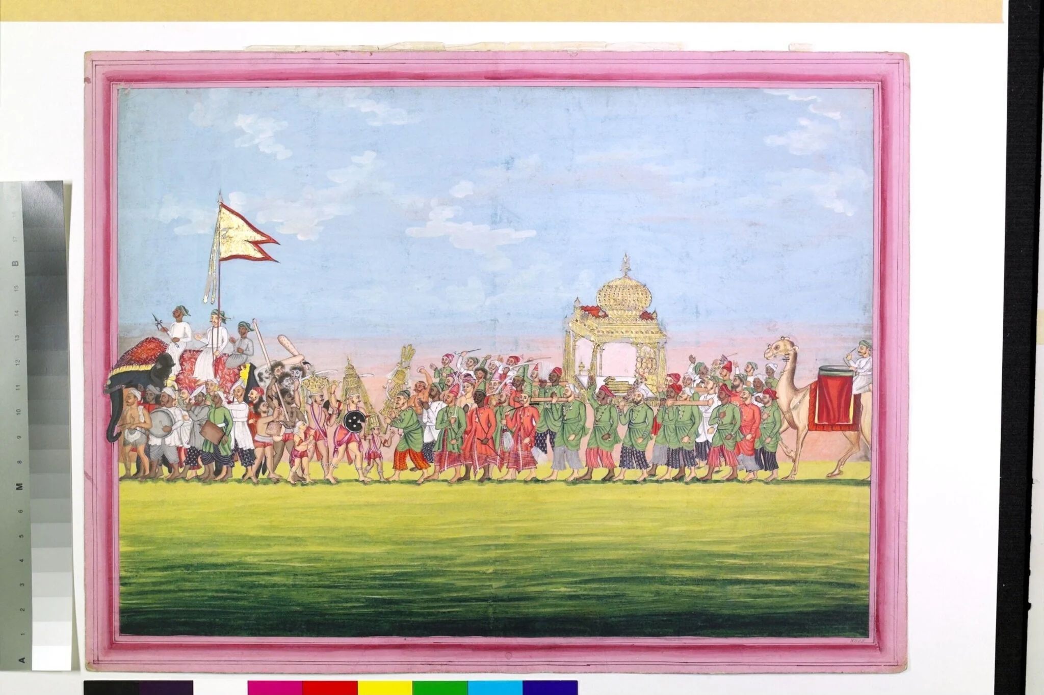 Muslim festival scene, detail
