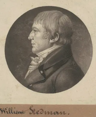 William Stedman, by Charles B. J. Févret de Saint-Mémin, ink, 1805