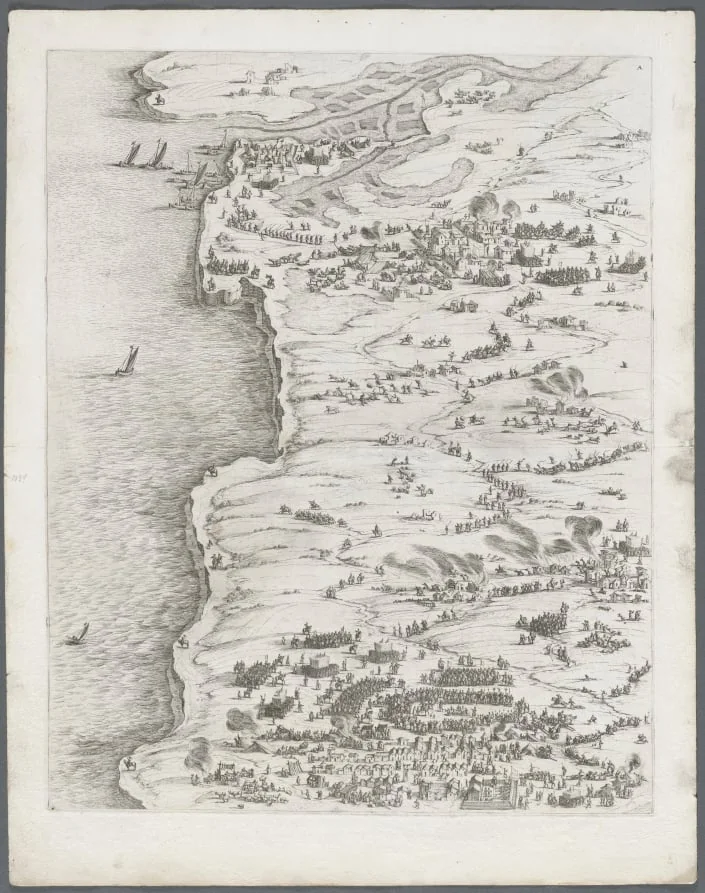 The Siege of La Rochelle: Plate 5, detail