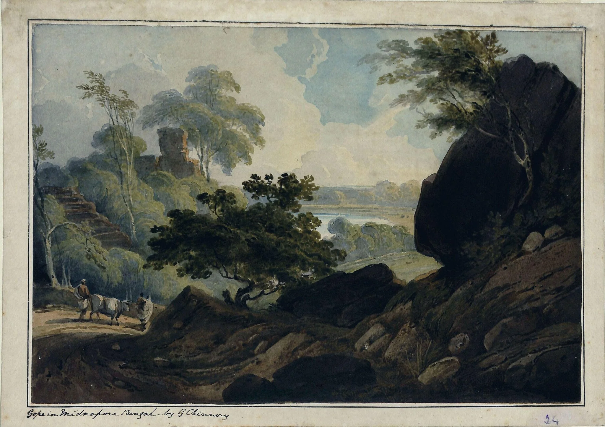 Near Midnapore, Bengal, detail