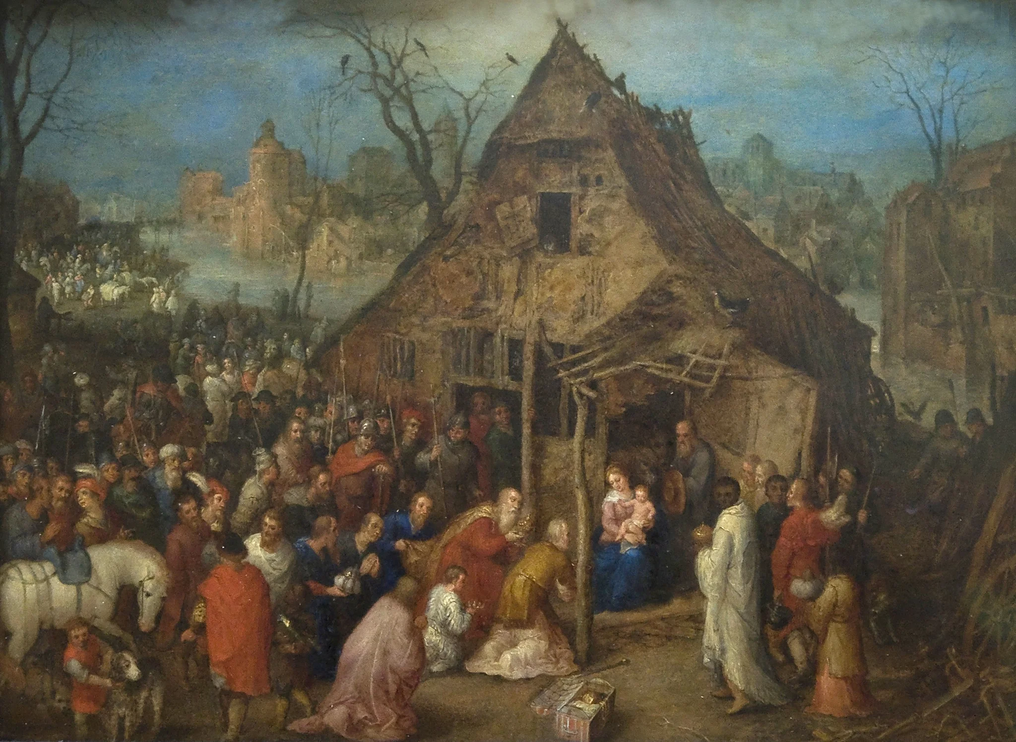 Adoration of the Magi, detail