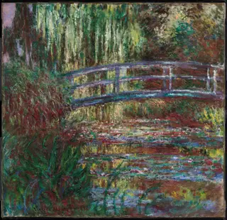 The Water Lily Pond, by Claude Monet, oil, 1900