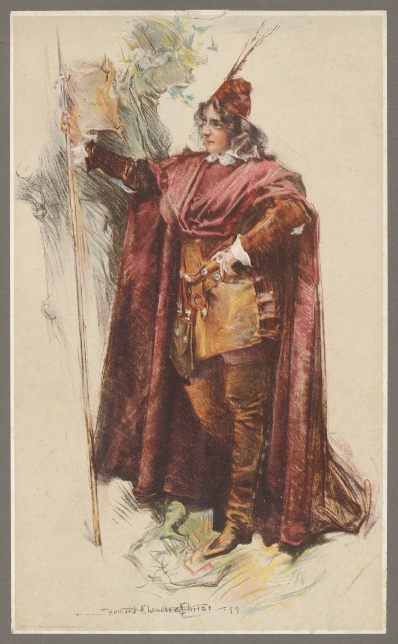H Beard Print Collection, detail