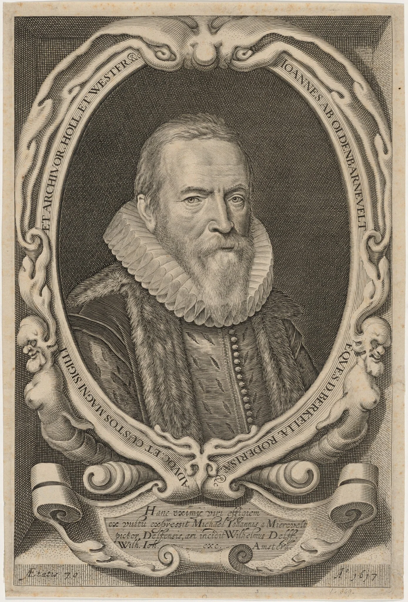 Johan van Oldenbarneveldt, detail