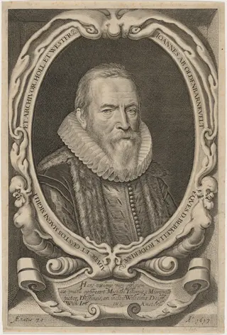 Johan van Oldenbarneveldt, by Willem Jacobsz Delff, ink, 1617