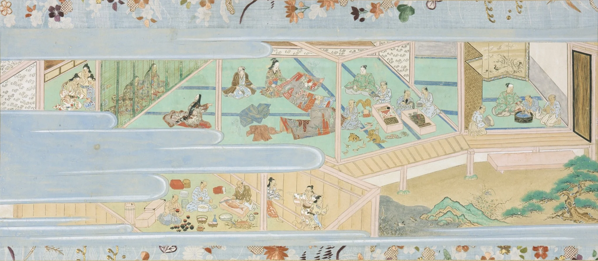 Preparations for a Court Wedding, detail
