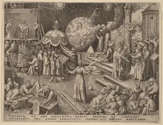 Temperance, by Philip Galle, ink, 1559