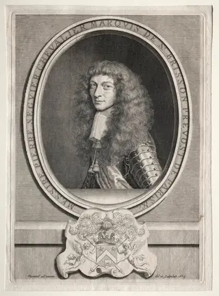 Pierre Seguier Chevalier, Marquis de St. Brisson, by Robert Nanteuil, 1659