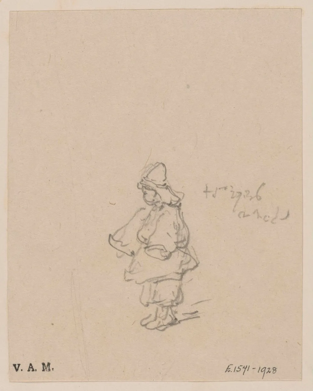 A Chinese child, by George Chinnery, 1836