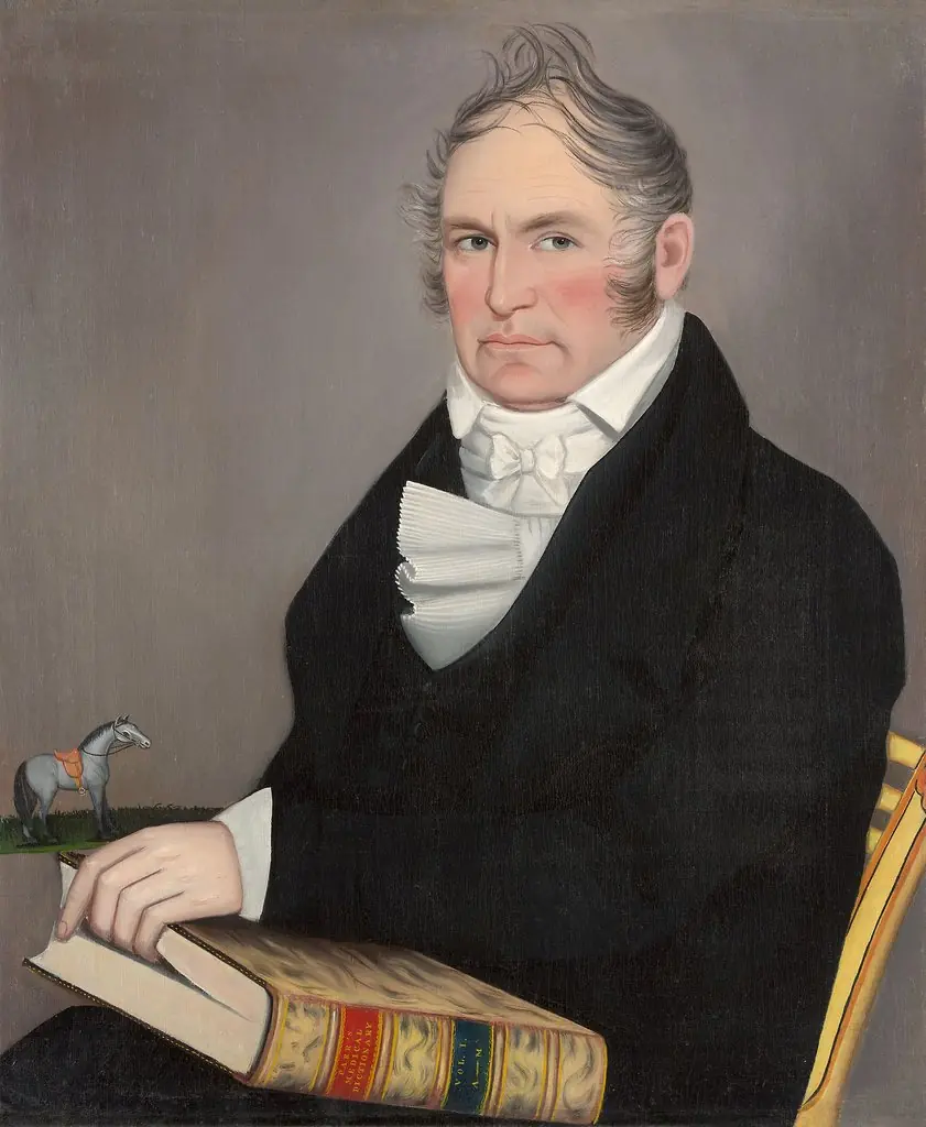 Cornelius Allerton, by Ammi Phillips, oil, 1655