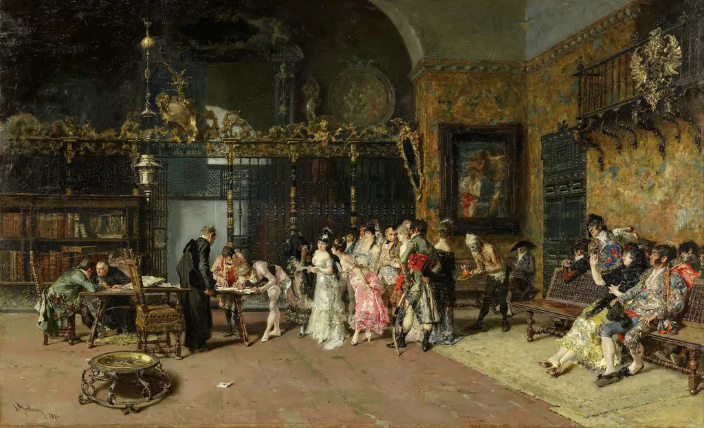 The Spanish Wedding, by Mariano Fortuny Marsal, oil, 1870