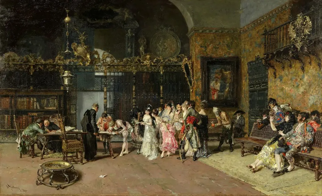 The Spanish Wedding, by Mariano Fortuny Marsal, oil, 1870