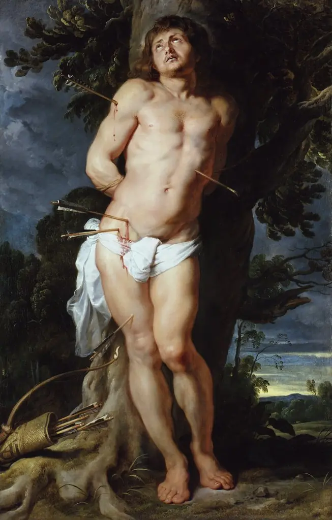 Saint Sebastian, by Peter Paul Rubens, oil, 1618