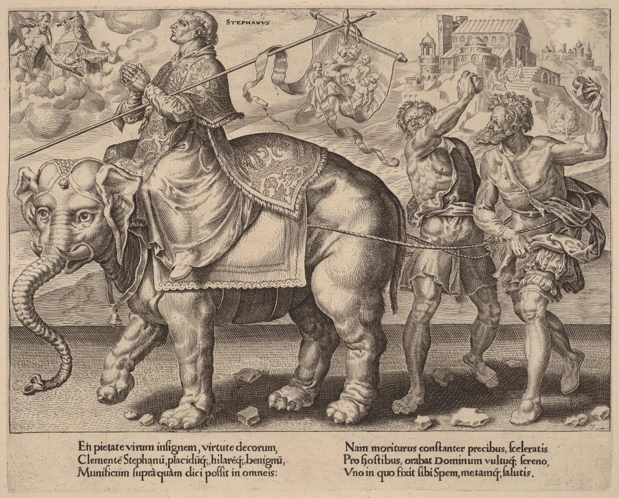 The Triumph of Saint Stephen, detail