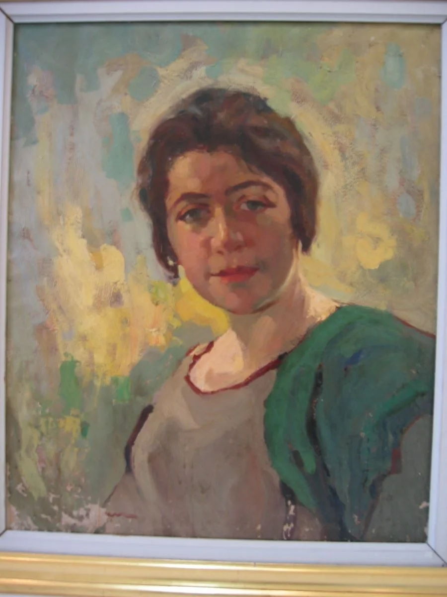 Portret de femeie, detail