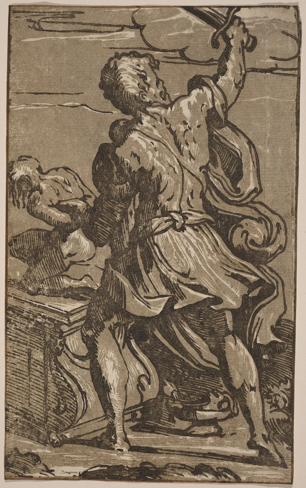 The Sacrifice of Abraham, detail