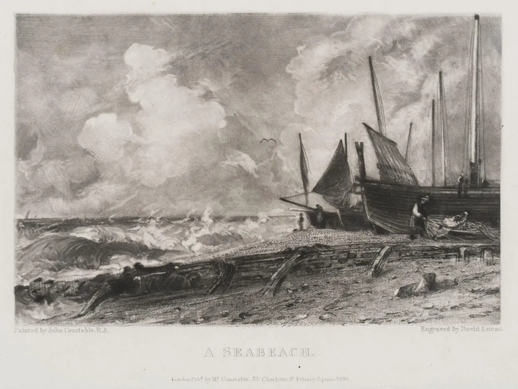 A SEABEACH, by John Constable, 1830
