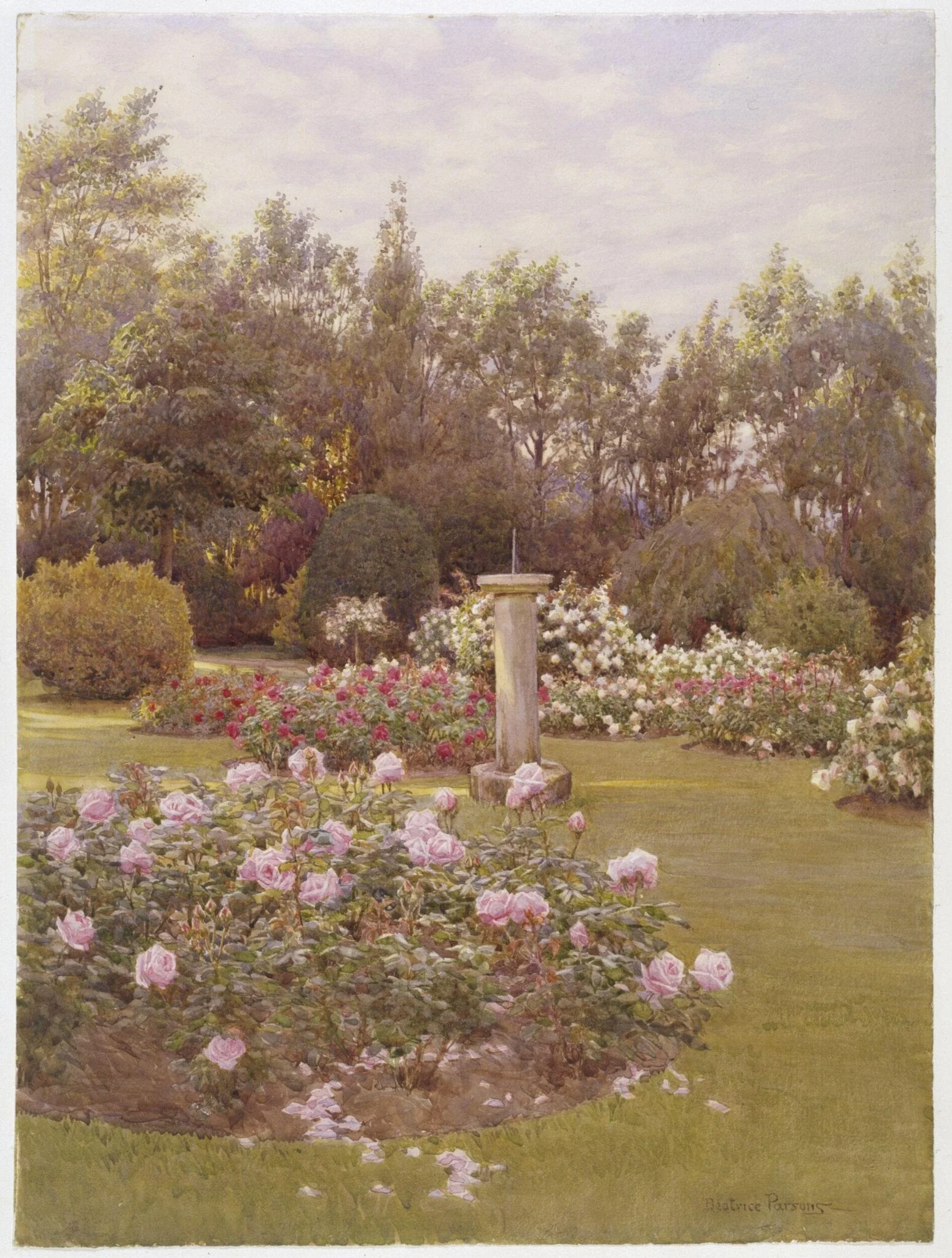 The Rose Garden, The Pleasaunce, Overstrand, detail