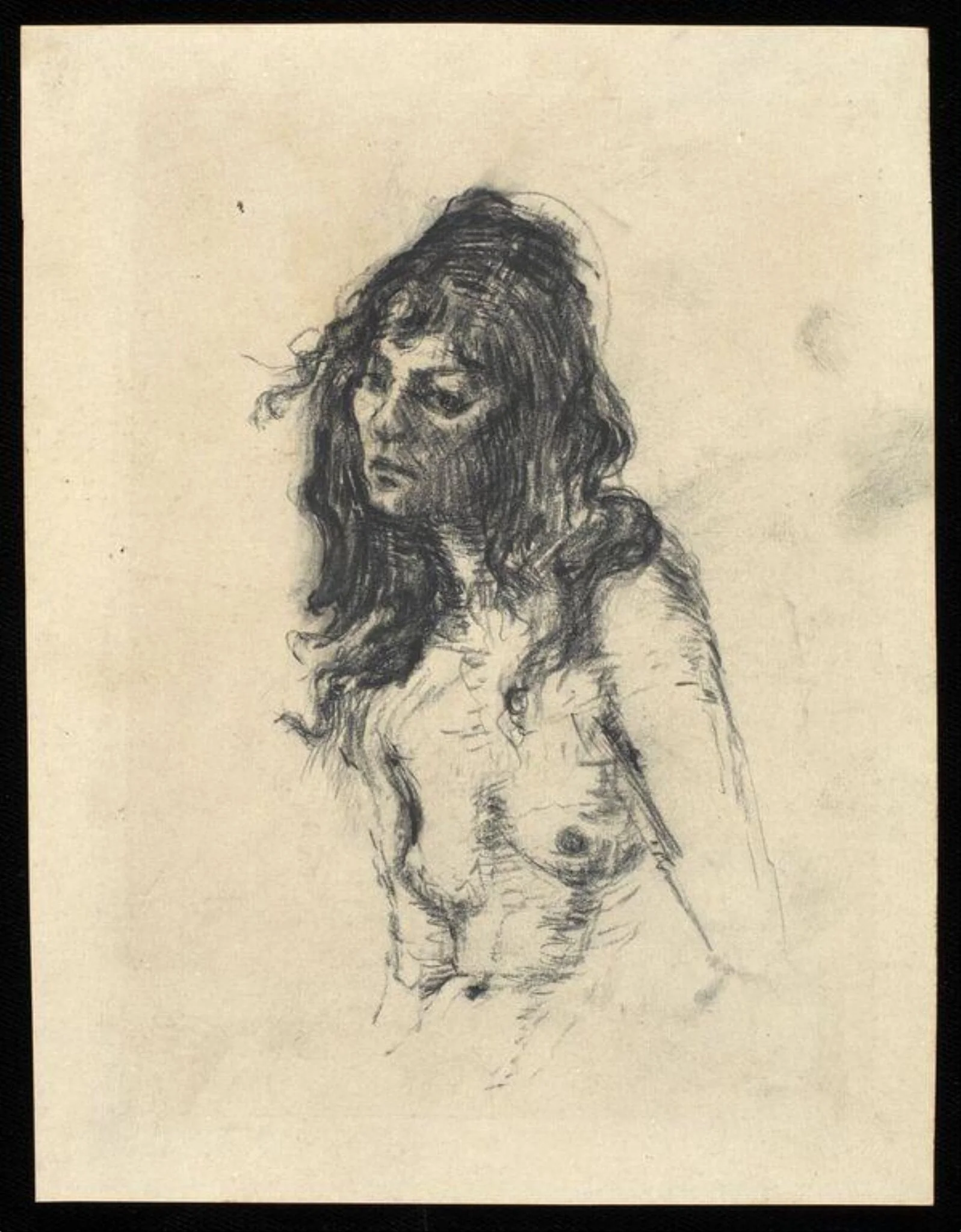 Life drawing by Michael Annals, detail