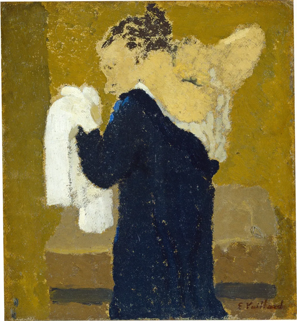Woman at Her Toilette, by Édouard Vuillard, oil, 1891