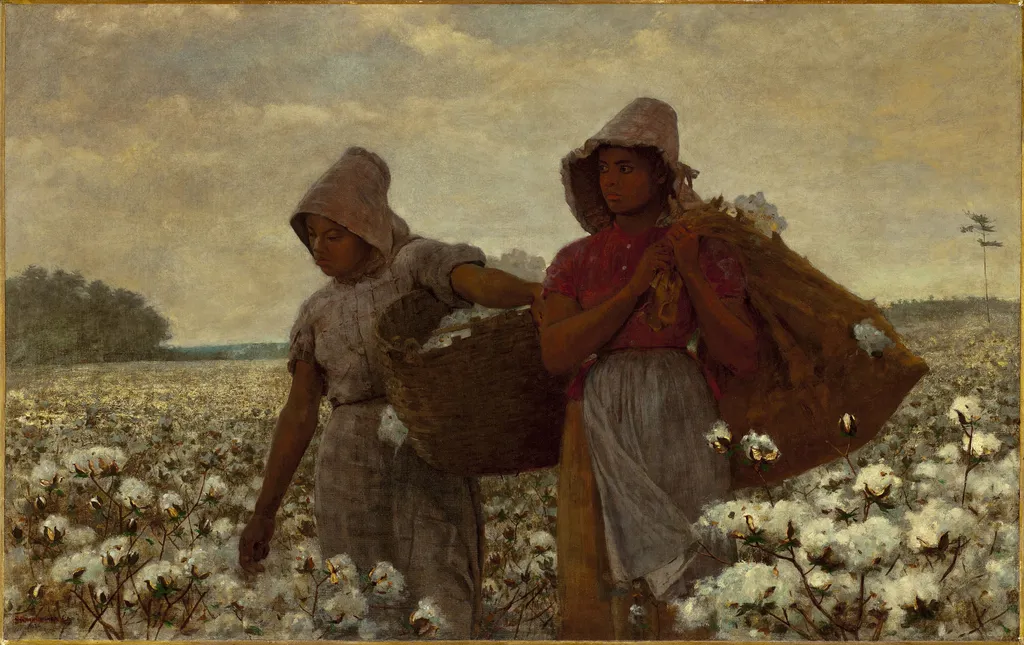 The Cotton Pickers, by Winslow Homer, oil, 1888