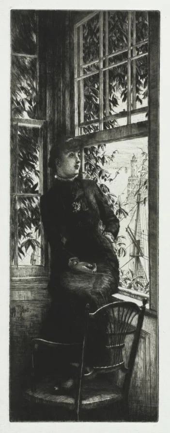 At the Sea Side, detail