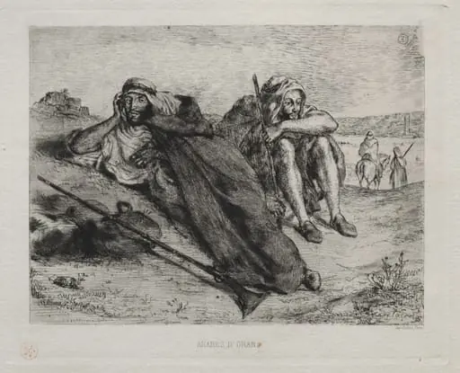 Arabes d'Oran, by Eugène Delacroix, 1833