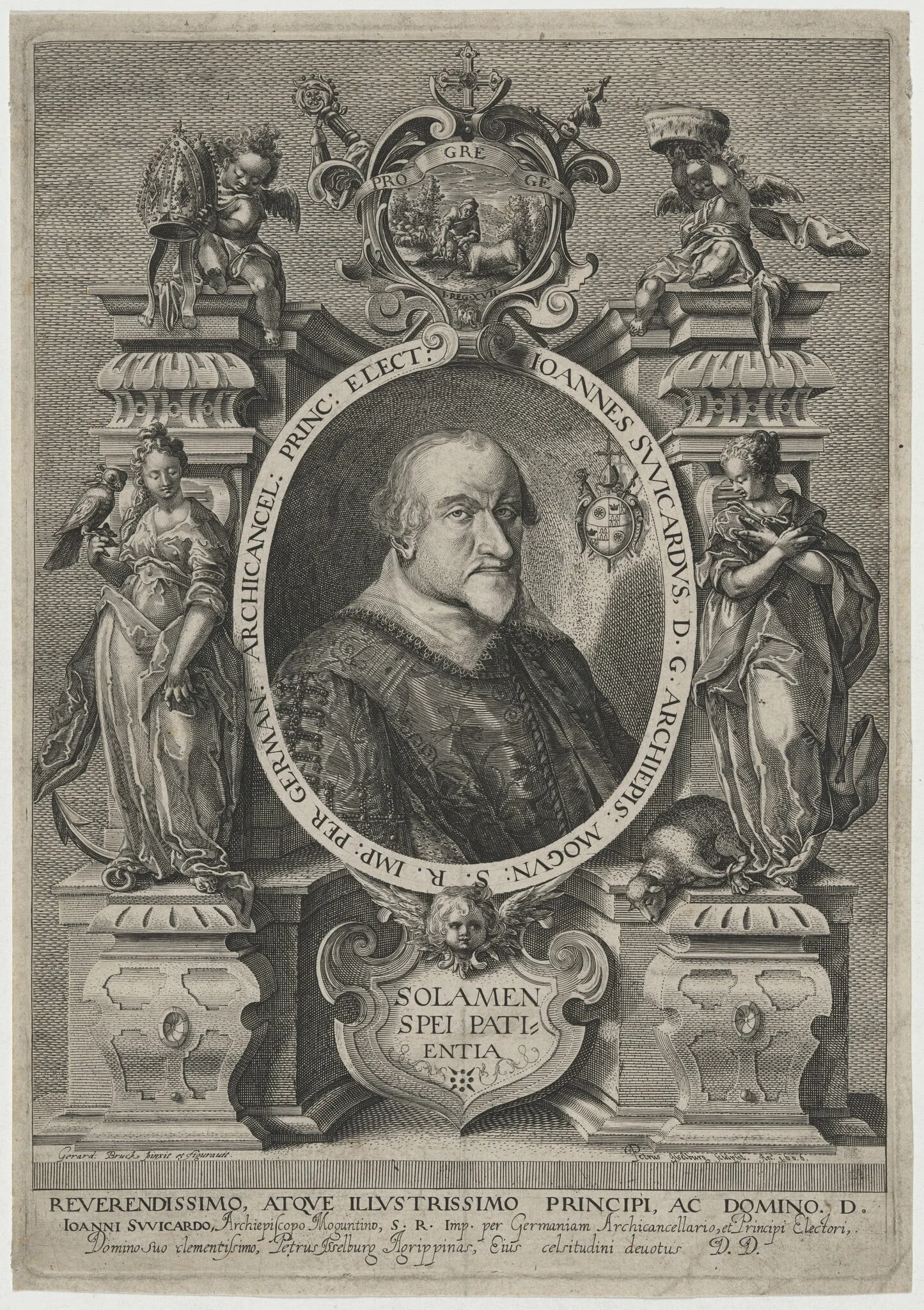 Joannes Swicardus, Archbishop of Maguntino, detail