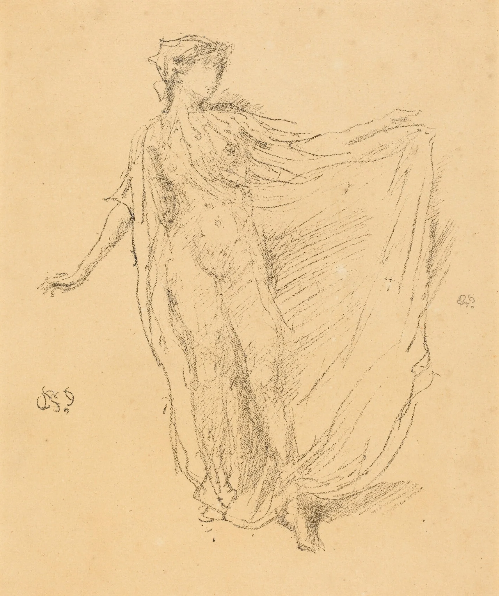 The Dancing Girl, detail