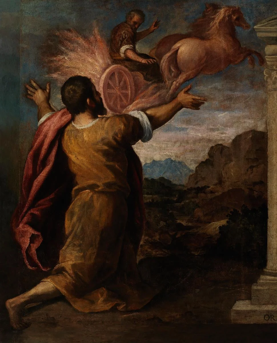 Elian taivaaseen nouseminen, detail