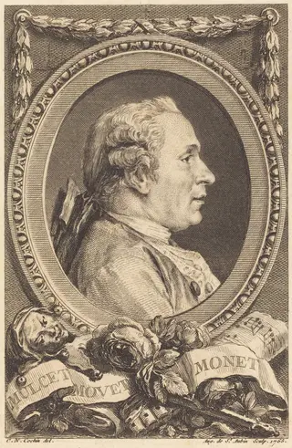 Jean Monnet, by Augustin de Saint-Aubin, ink, 1765